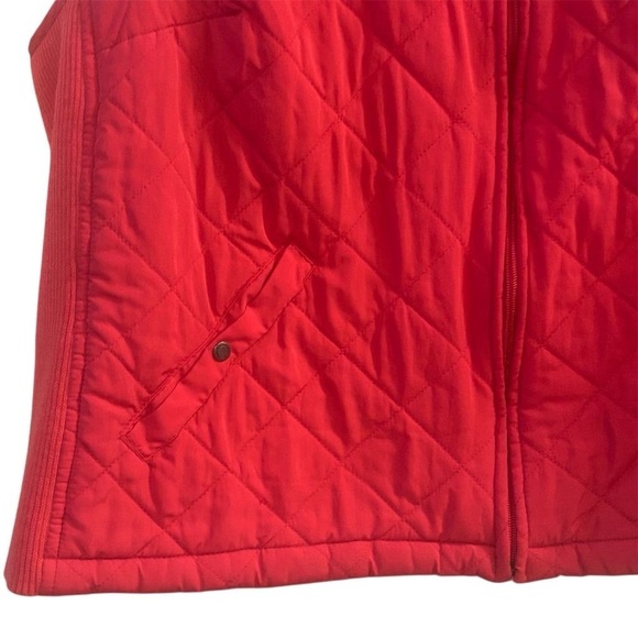 Croft & Barrow Women's 1X Pink Quilted Vest Casual Travel Fall Winter - Picture 3 of 12